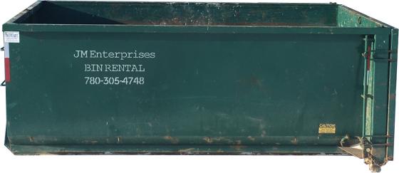 18 Yard Roll-off Disposal Bin (6 feet high, 8 feet wide and 14 feet long)